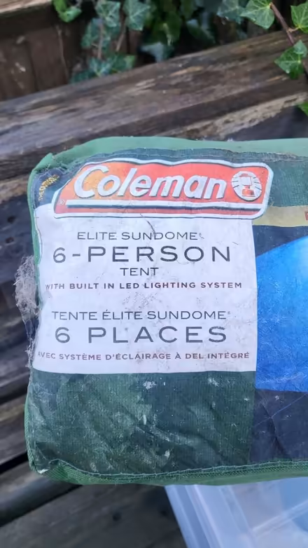 Photo of free Coleman 6 person tent & fly (Crouch End, N8) #2