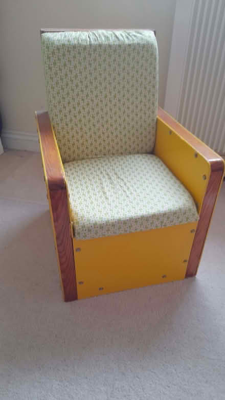 Photo of free Kids chair with hidey hole storage (Swainsthorpe NR14) #1