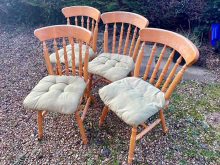 Photo of free Set of 4 dining chairs (Burnham Thorpe PE31) #1