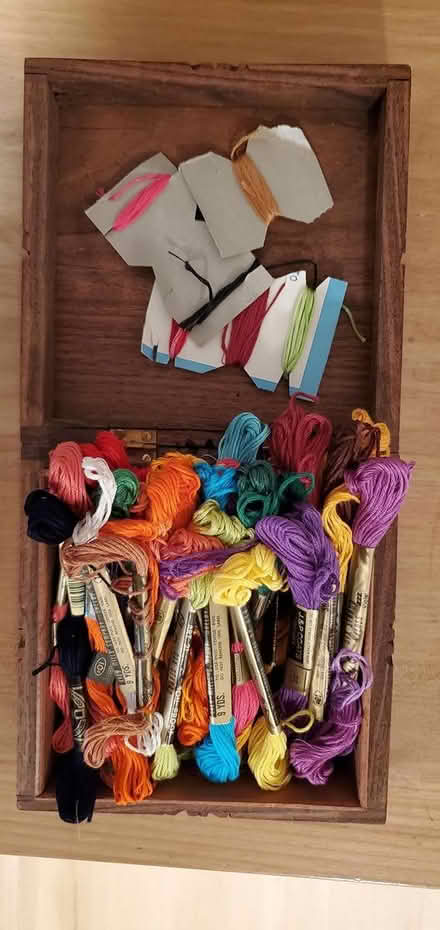 Photo of free Embroidery thread multiple colors (Burien near Seahurst) #1