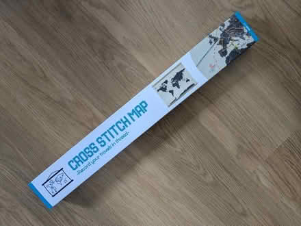 Photo of free Cross stitch map of the world (Bristol North / Stoke Gifford) #1