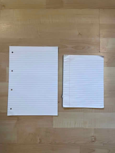 Photo of free A4 pad and A5 inside exercise book (Haywards Heath, near Hospital) #1