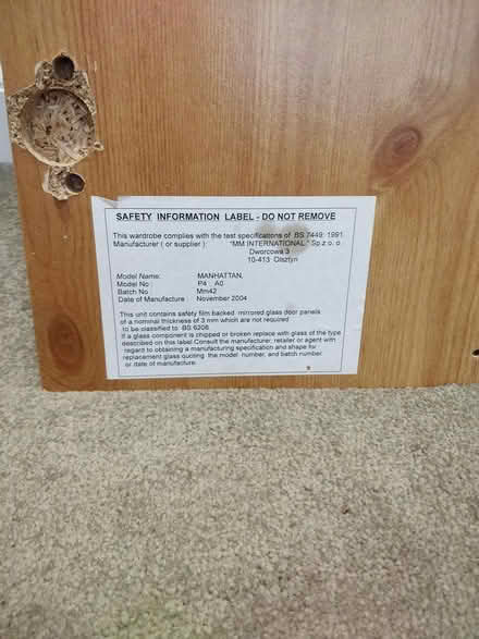 Photo of free Full length mirror (EN2 6ey) #3