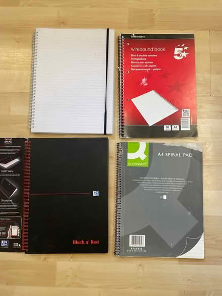 Photo of free A4 lined paper note books (Haywards Heath, near Hospital) #1
