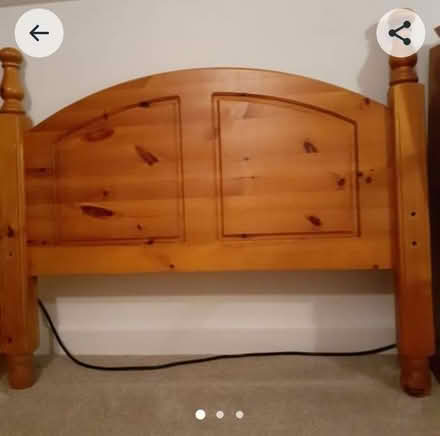 Photo of free Single Pine Bed (Gillingham) #1