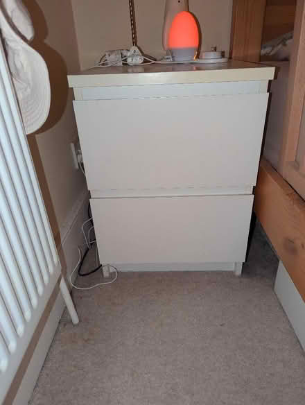 Photo of free White IKEA bedside table (Old Town SG1) #1