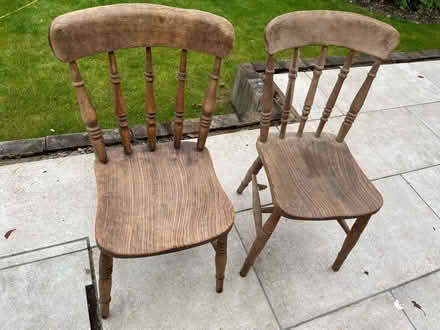 Photo of free Two Wooden Chairs (TN36) #2