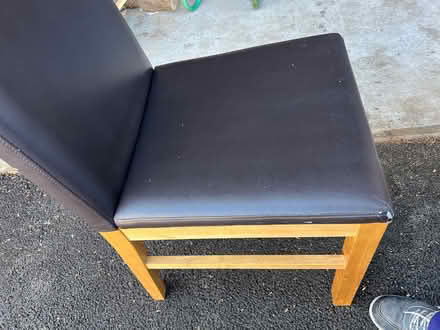 Photo of free Debenhams dining chairs light oak (Copthorne) #3