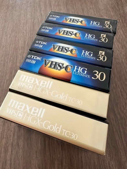 Photo of free Six VHS – C 30 minute tapes (Long Beach/Lakewood) #2
