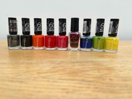 Photo of free Bag of nail varnish in dark colours (Wheatley, Oxfordshire OX33 1XY) #1