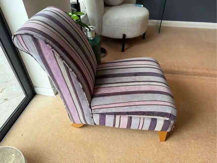 Photo of free Single Chair and Foot Stool (Elmstead BR7) #2