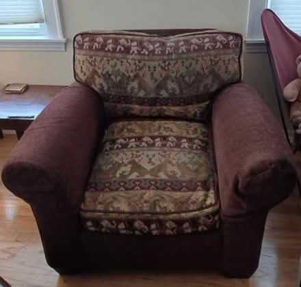 Photo of free Stuffed couch and chair (Mills College) #1