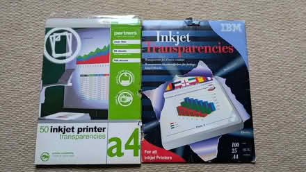 Photo of free Inkjet transparencies (Keele ST5) #1