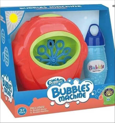 Photo of free New battery operated bubble machine (Hounslow, TW5) #1