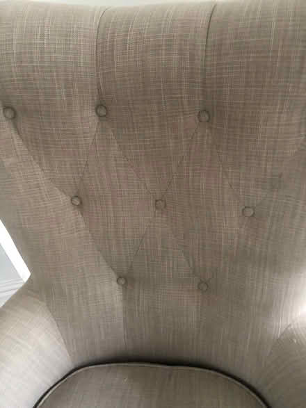 Photo of free Grey wing back chair (Ws111er) #3