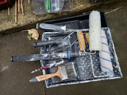 Photo of free Assorted house painting tools (Marston OX3) #1