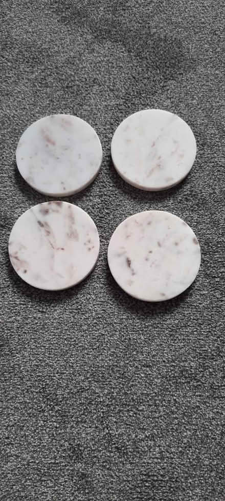 Photo of free Marble effect coasters x4 (Hereford, Belmont) #1