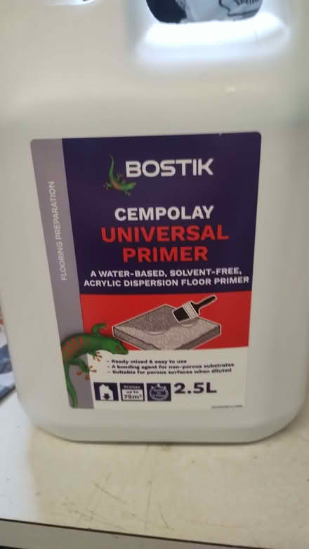 Photo of free Floor Smoothing and levelling compound and primer (Alsager ST7) #1