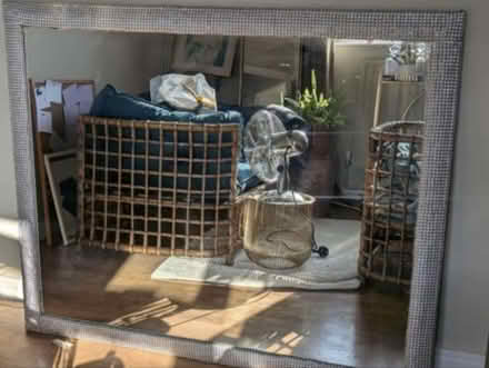 Photo of free Large silver sequin mirror (Walworth SE17) #1