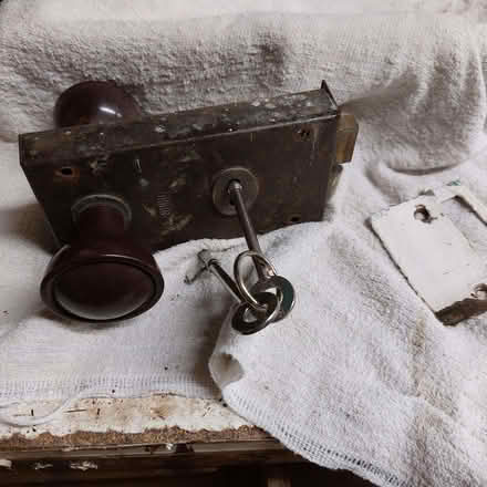 Photo of free Selection of door 'furniture' items for an external door (Fords Farm RG31) #3