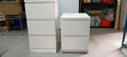 Photo of free White bedroom drawer set (Trefonen SY10) #1