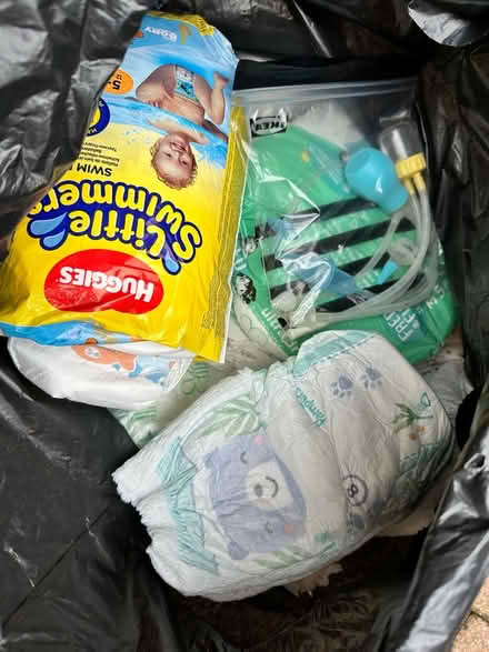 Photo of free Bin bag of nappies (Coulsdon) #1