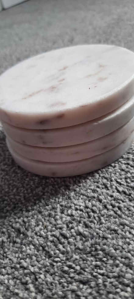 Photo of free Marble effect coasters x4 (Hereford, Belmont) #2