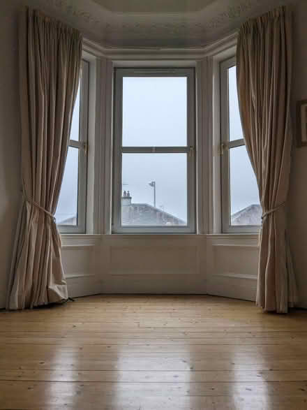 Photo of free Big cream curtains (Lochend EH6) #1