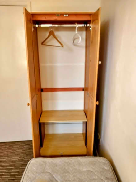 Photo of free single pine wardrobe (Wivenhoe CO7) #2