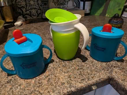 Photo of free 3 Toddler sippy cups (Hitchin SG4) #1