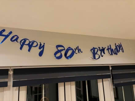 Photo of free 80th Birthday banners (Surbiton KT6) #1