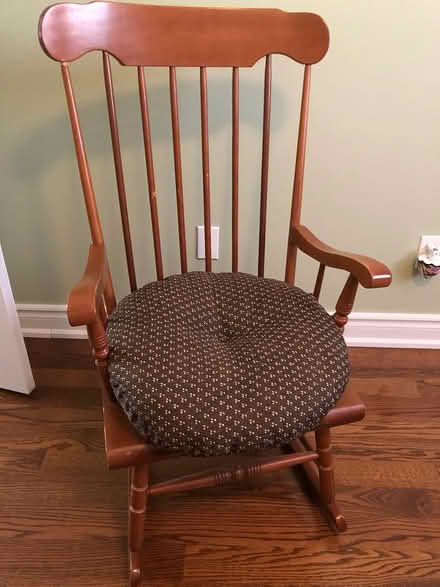 Photo of free Wooden Rocking Chair (Ponytrail & Rathburn) #3