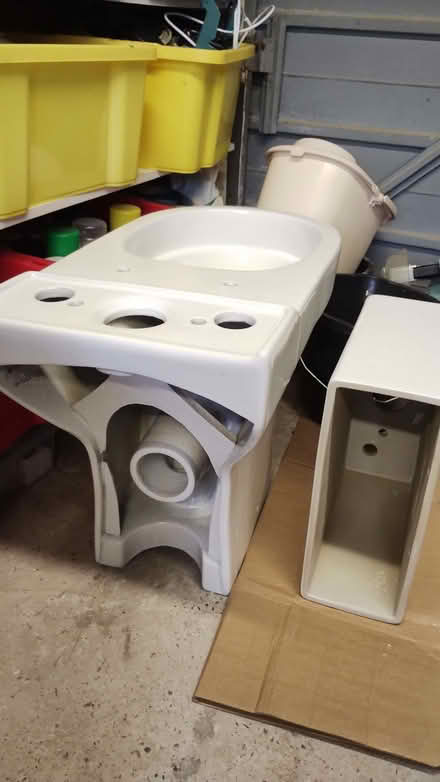 Photo of free New Laurus open back close coupled comfort height toilet (Alsager ST7) #3