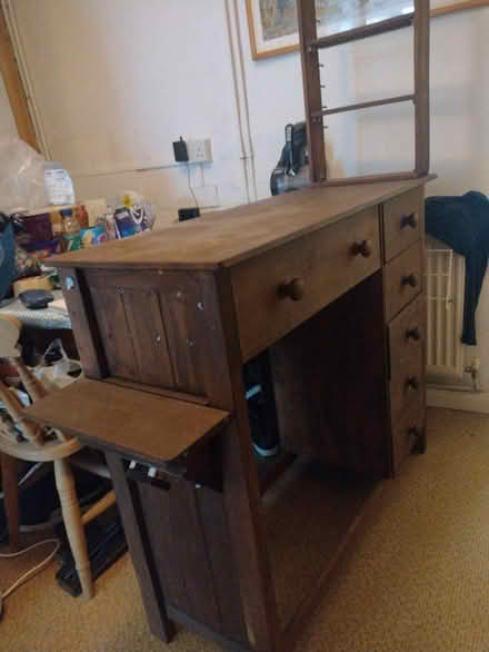 Photo of free Wooden drawer unit (Eastbourne town centre) #2
