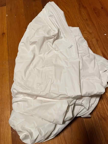 Photo of free Queen sized plastic mattress cover (Arlington heights) #1