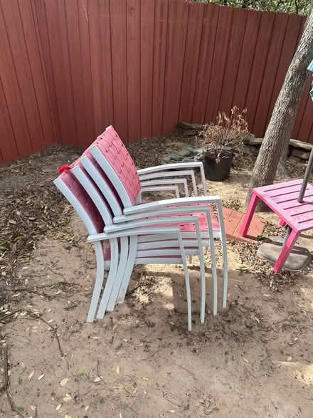 Photo of free chairs small table and umbrella (Far north dallas) #3