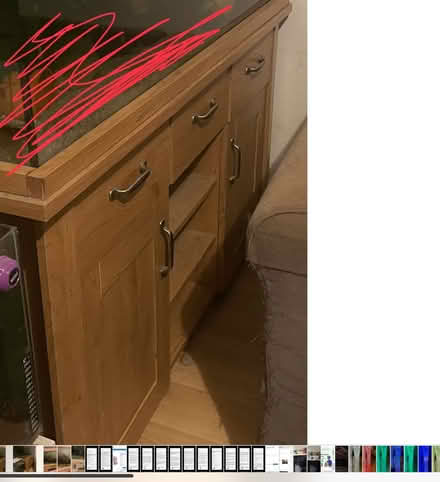 Photo of free Oakstyle aquarium cabinet stand (Hounslow, TW5) #2