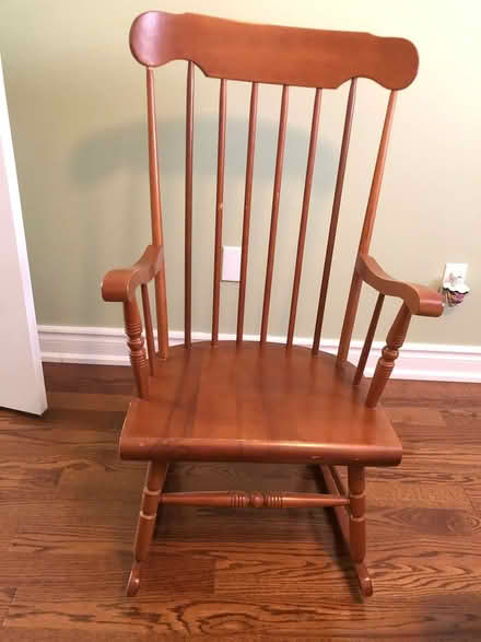 Photo of free Wooden Rocking Chair (Ponytrail & Rathburn) #1