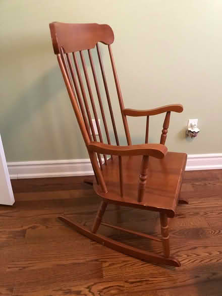 Photo of free Wooden Rocking Chair (Ponytrail & Rathburn) #2