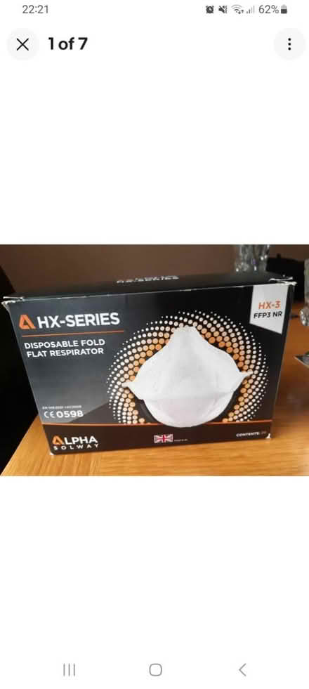 Photo of free Alpha FFP3 dust masks (Sutton Coldfield, B73) #1