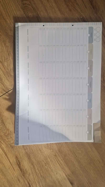Photo of free Weekly planner. A3 (Merry Hill WD23) #3