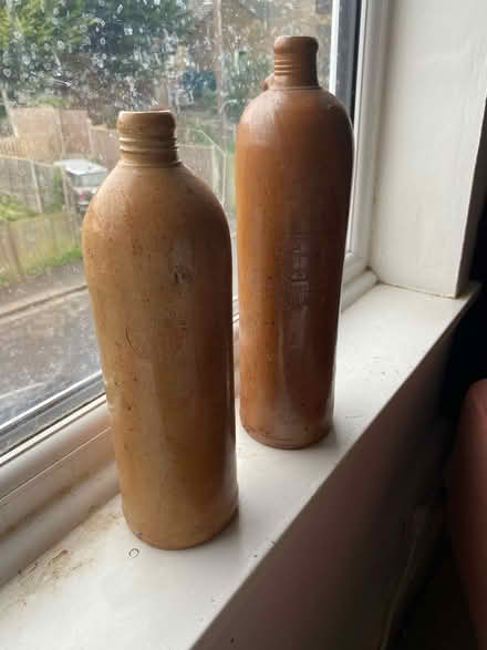 Photo of free Two Old German Ceramic Bottles (Rochester ME1) #1