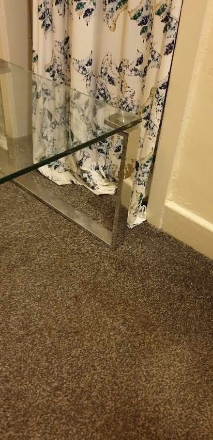 Photo of free Square Glass and metal table (Chorley Moor PR7) #4