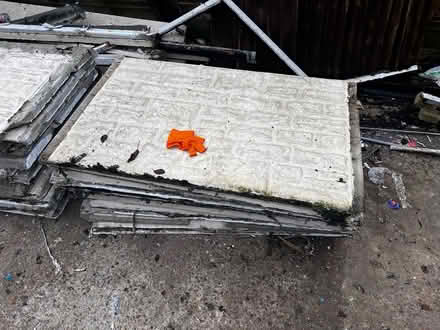 Photo of free Solid sheet with post for garage (SM4 lower morden) #2