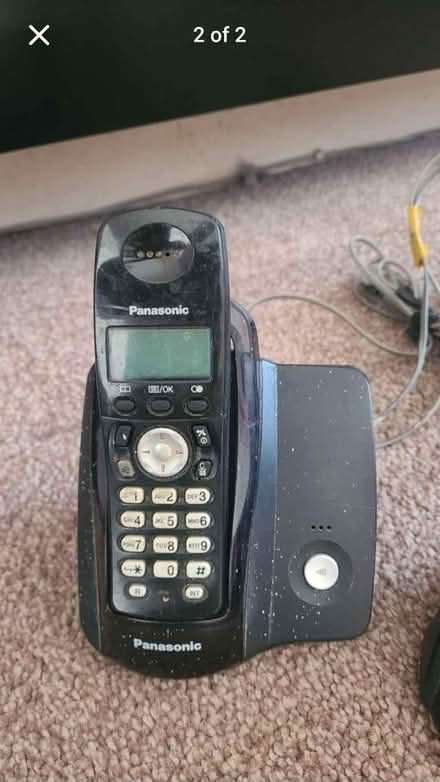 Photo of free Panasonic phone set with 3 handsets (Tw14 9rq) #2