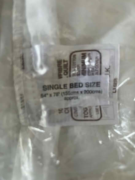Photo of free 3 x Single duvets (Lordswood) #1