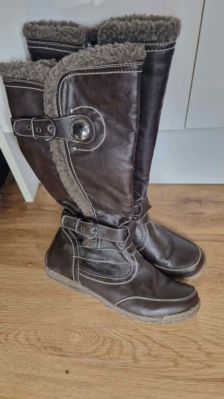 Photo of free Brown boots size 5/38 (Merry Hill WD23) #1