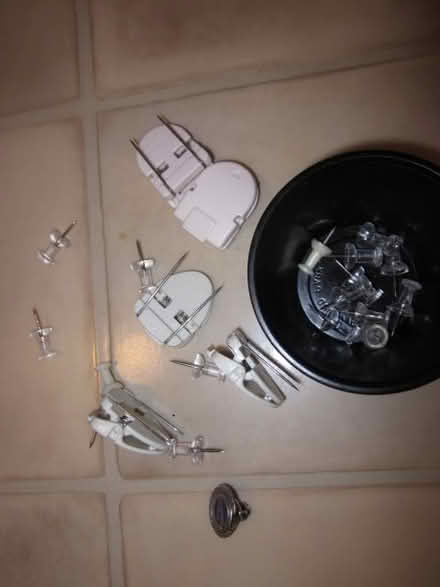 Photo of free corkboard clips/pins (Fiorella's Newton by Waltham) #1