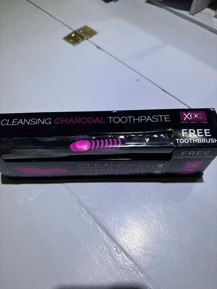 Photo of free Charcoal toothpaste and brush NEW (Great Oakley CO12) #3