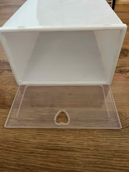 Photo of free Plastic Flatpack shoe storage boxes (Stanstead Abbotts SG12) #4